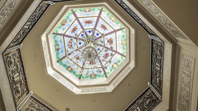 Stained glass in a domed ceiling. This isn't your average home. Courtesy LuxuryProperty.com
