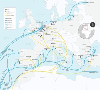 Cocaine trafficking reception in Europe. Source: InSight Crime Investigations