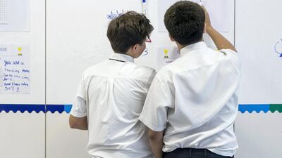 Private schools in Abu Dubai will remain open this Thursday. Reem Mohammed / The National