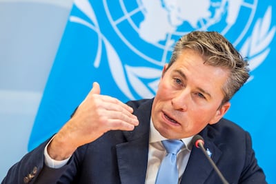 Tom Fletcher, UN Undersecretary General for Humanitarian Affairs and Emergency Relief Co-ordinator, has warned of the implications of Israel's new rules for charities. EPA