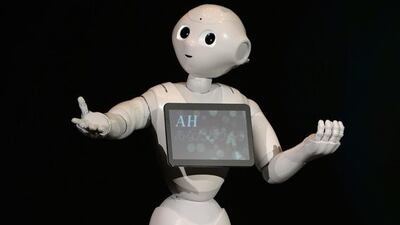 A file photo of the humanoid robot 'Pepper'. Toru Yamanaka / AFP Photo