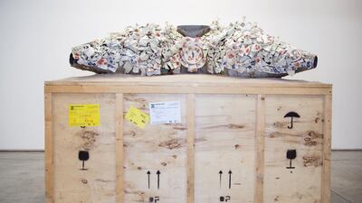 Bita Fayyazi's TrunKated 3. Courtesy Gallery Isabelle van den Eynde