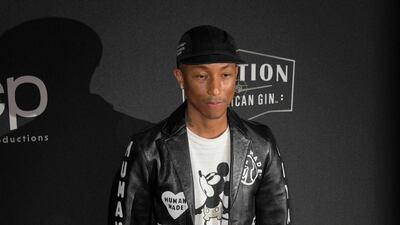 Pharrell Williams at the 23rd annual Hollywood Film Awards at the Beverly Hilton hotel in LA. EPA