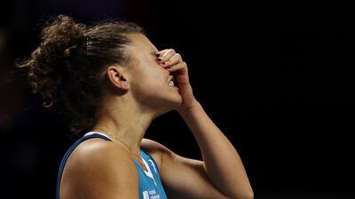 Jasmine Paolini lost to Aryna Sabalenka but defeated Elena Rybakina in her first game on Saturday. Reuters