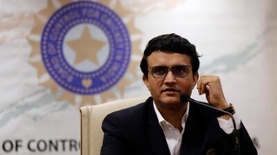 Newly elected president of the Indian cricket board Sourav Ganguly attends a press conference in Mumbai. AP
