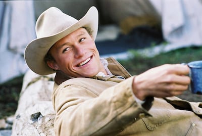 Heath Ledger in Brokeback Mountain. Courtesy Focus Features