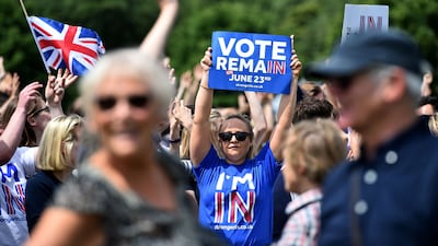 Russian-backed Twitter accounts were active during Britain's referendum on EU membership. Ben Stansall/Agence France-Presse