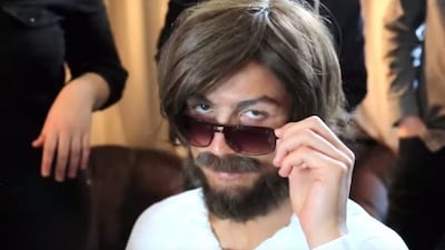 In this YouTube screenshot, Cristiano Ronaldo is in the make-up chair ahead of his prank.