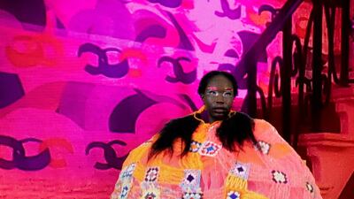 Turning to local British makers, Matty Bovan's spring/summer 2022 collection is about the handmade. Photo: Matty Bovan