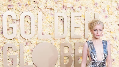 Julia Garner in Gucci. EPA