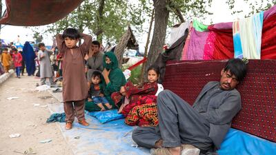 Thousands of those internally displaced have been arriving in Kabul.