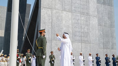 Wahat Al Karama is a memorial site honouring members of the UAE armed forces who died in the line of duty. Photo: Abu Dhabi Media Office