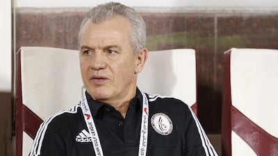 Al Wahda coach Javier Aguirre shown during his team's Arabian Gulf League win over Fujairah last month. Pawan Singh / The National / August 20, 2015