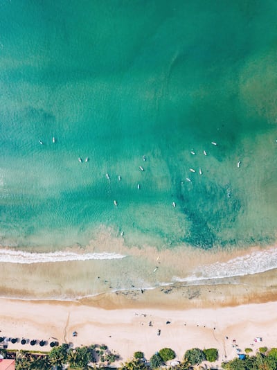 Weligama beach in southern Sri Lanka is a popular spot of surfers. Getty Images
