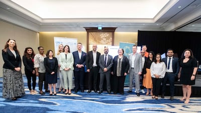 A group photo after the pledge was signed as part of the UN Environmental Programme’s Recipe of Change campaign.
