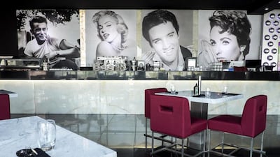 The Taste of Fame restaurant in Sunset Mall on Jumeirah Beach Road in Dubai. Antonie Robertson / The National