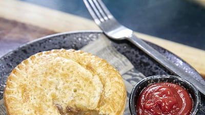 A Kiwi pie from Raw Coffee Company's new New Zealand-inspired menu. Antonie Robertson / The National