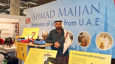 Ahmad Majjan, known as the ‘Emirati Edison’, collected gold awards at the iENA international trade fair for 10 of his inventions. Wam