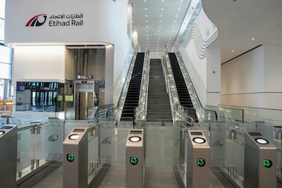 The new station will link Dubai to Fujairah and Abu Dhabi. Pawan Singh for The National