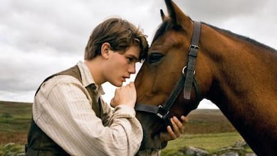 A scene from War Horse, the Steven Spielberg movie about the Second World War.