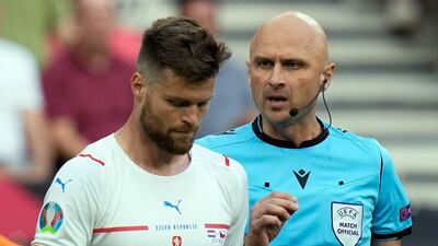 Ondrej Celustka 7 - Made some very good blocks and showed a lot of concentration, but Malen made him look lumbered at times in the first half. Looked very comfortable dealing with Weghorst aerially. AFP