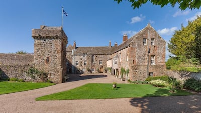 The Craig Castle near Montrose in Scotland, on the market for £1.57m (Dh7.5m). Courtesy Core Savills