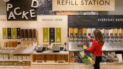 Unpacked, a new store concept from Waitrose, has freed more than 200 items from their packaging. Courtesy of Waitrose