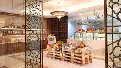 Check out the Fresh Basil delicatessen at the newly opened Bab Al Qasr hotel. Courtesy Fresh Basil