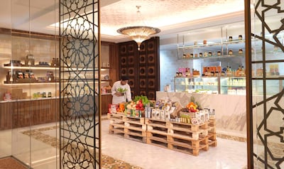 Check out the Fresh Basil delicatessen at the newly opened Bab Al Qasr hotel. Courtesy Fresh Basil
