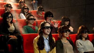 20 screens and one 4Dx: Swaying tilting chairs, the odd splash of water or puff of wind, smoke, flashes of light: this is what cinema viewing has become. Get all five senses ready then, because Yas Mall’s Vox Cinemas has the capital’s first 4Dx experience among its 20 screens – one of them 23.5 metres. Courtesy VOX Cinemas