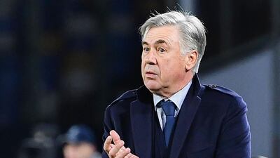Everton manager Carlo Ancelotti. AFP