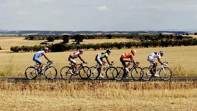 A general shot of stage 17 at the Vuelta a Espana, in 2009. Daniel Ochoa de Olza / AP / September 16, 2009