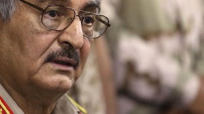 Libyan National Army chied Field Marshal Khalifa Haftar ordered the oil terminal offensive this morning. (Esam Omran Al-Fetori / Reuters)