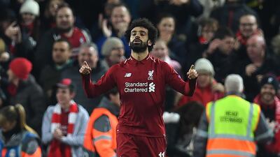 Mohamed Salah's public display of his faith were found to counter negative stereotypes of Islam. AFP