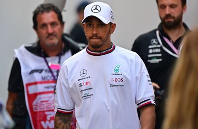 Lewis Hamilton is still without a race win this season. AFP