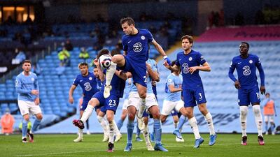 Cesar Azpilicueta – 7. The Chelsea captain was given a good test by Sterling and was up to the task. A model of consistency who used his experience to help his side to an important win. PA