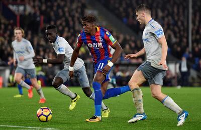 Crystal Palace winger Wilfried Zaha. Alan Walter / Reuters