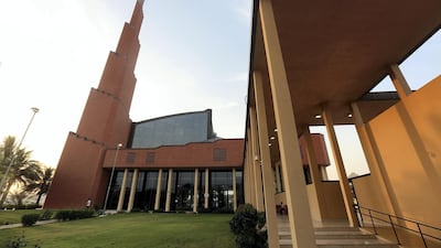 Sheikha Fatima bint Mubarak Mosque draws inspiration from the Great Mosque of Samarra in Iraq. Satish Kumar for The National