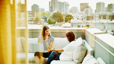 Finding a mentor is essential in an entrepreneur's journey to help them identify ways to keep their business growing. Getty