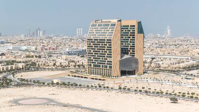 Business districts such as Dubai Science Park can promote the growth of environmentally conscious companies by offering business-friendly policies. Antonie Robertson/The National