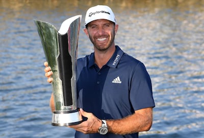 Dustin Johnson won the inaugural Saudi International at Royal Greens Golf & Country Club. Courtesy Saudi International