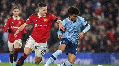 Kevin Schade (Mbeumo, ‘62) - 6. Squandered a huge chance to level when he raced through, but De Gea stood strong and the bewildered forward seemed to run straight into the Spaniard. AFP