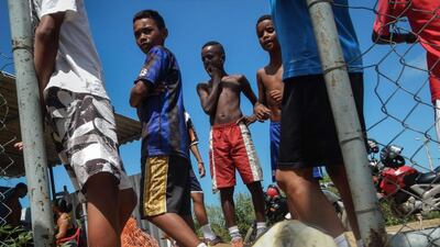 "The Cidade de Deus may have been 'pacified' but that did not make it a trouble-free area. More than once we found ourselves face to face with drug dealers who were not exactly pleased to see all these cameras. But thanks to Tony's timely interventions, none of these situations ever turned bad." Joyce Nascimento / AFP