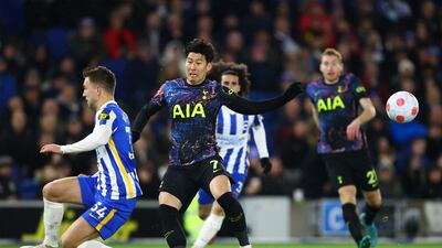Son Heung-min - 5: Unusually quiet game from South Korean attacker who never threatened the Brighton goal and his reliable partnership with Kane never clicked into gear. Getty