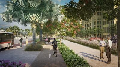 An artist's impression shows the RTA's Umm Suqeim upgrade which promises improvements for commuters and residents. Dubai Media Office