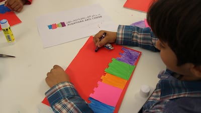 Al Qattara Arts Centre in Al Ain has a summer workshop programme with a variety of activities for children. Courtesy TCA Abu Dhabi