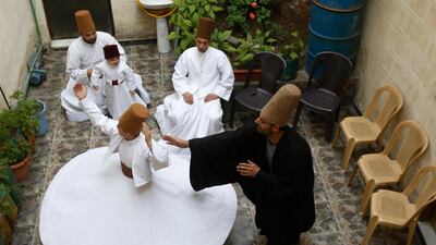 Whirling sees performers twirl to the hypnotic rhythm of prayer until they reach a trance-like state. AFP