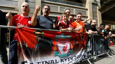 Fans of both Liverpool and Real Madrid have arrived in Kiev for the Uefa Champions League. Accommodation problems have been helped by residents offering up their homes as places for supporters to stay due to the reports of hotels out-pricing many people. Valentyn Ogirenko / Reuters