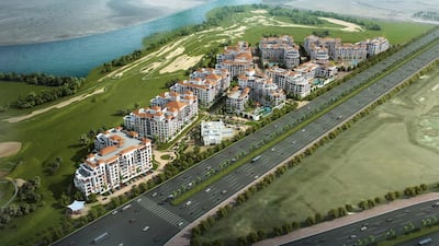 The Ansam development is one of three new residential developments to be launched by Aldar Properties in Abu Dhabi. Rendering courtesy Aldar