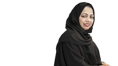 Ayesha Sultan, Al Ittihad columnist and founder-director of Dar Waraq publishing. Reem Mohammed / The National